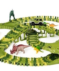 Pista De Auto Dinosaurio - 240 Piezas 44x30x9cm. Ofertshop