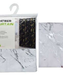 Alternative view of Cortina De Tela Para Ducha Diseño Mármol 180x180cm.ofertshop