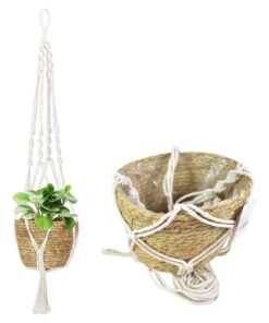 Alternative view of Maceta Decoración Colgante De Ratán 60cm. Ofertshop