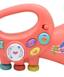 Trompeta Musical Infantil Con Luz 32 X 17 Cm Rosa. Ofertshop