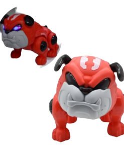 Perro Robot Pitbull Con Luz Y Sonido 20x16x14cm. Ofertshop