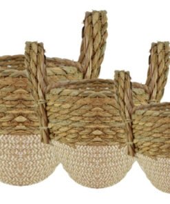 Alternative view of Cestas Tejidas De Ratán X3 Set. Decoración Ofertshop