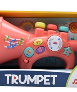 Alternative view of Trompeta Musical Infantil Con Luz 32 X 17 Cm Rosa. Ofertshop