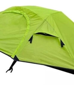 Carpa 1 Persona Ntk Windy 2500mm Liviana 1,9kg Montaña Trekking Ciclismo Verde Lima