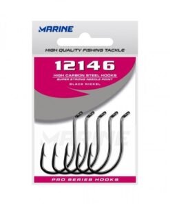 Anzuelo Marine Sports 12146 Negro en blister - Medida: Nº 2/0 x 50 unidades