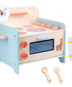 Cocina De Madera Con Accesorios 37x40x31cm -ofertshop