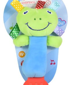 Sonajero De Peluche Colgante Con Mordillo Para Bebé 19cm.