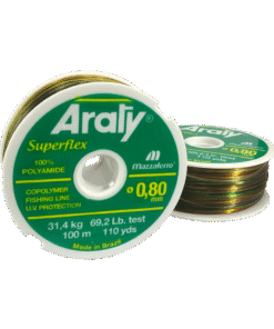 Tanza Araty SuperFlex Multicolor x 100m x caja - Diámetro: 0.70mm x 1000m