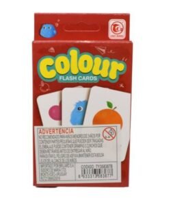 Cartas didácticas colores inglés 12x8cm