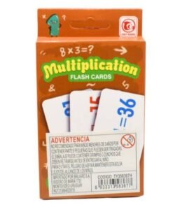 Cartas didácticas multiplicación 12x8cm
