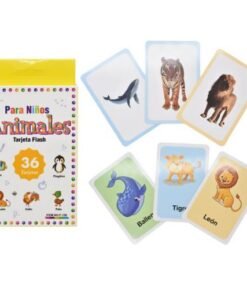 Cartas didácticas nombres de animales 12x8cm