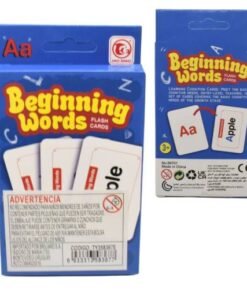 Cartas didácticas primeras palabras inglés 12x8cm