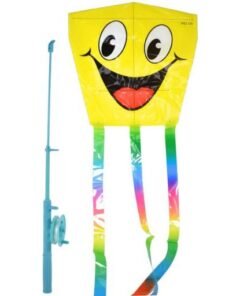 Cometa con caña para hilo 33x30cm.