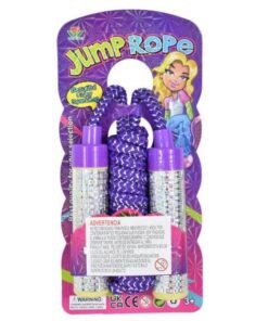 Cuerda de saltar infantil lila 2mts.