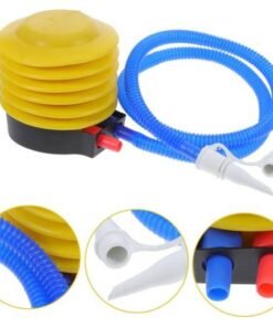 Inflador manual con boquillas 10x7cm.