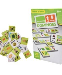 Juego dominó de aprendizaje de antónimos 28pcs