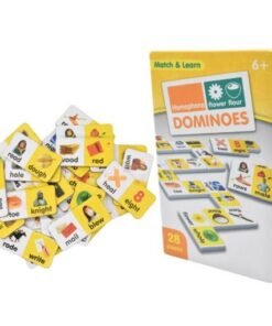 Juego dominó de aprendizaje de lenguaje homófonos 28pcs