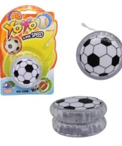 Juguete YO-YO luminoso fútbol 15x10cm