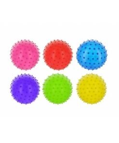 Pelota de goma con pinchos inflada 20cm