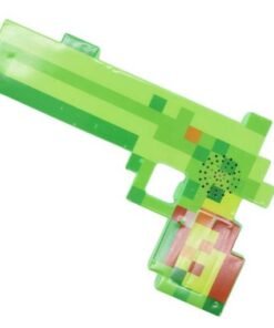 Pistola con luces y sonido 21x13cm. Verde