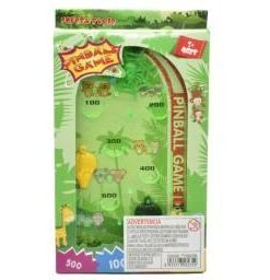 Alternative view of Mini juego pinball 21x13cm. Verde