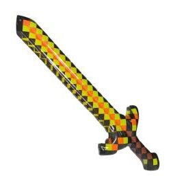 Alternative view of Espada inflable de playa 60cm