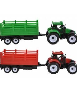 Tractor con tráiler 28 x 8 cm
