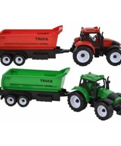 Tractor Con Trailer Juguete- 30 X 8 Cm