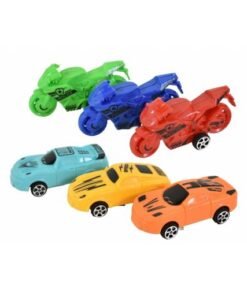 Set de autos y motos x 6 unidades - 8 x 3 cm