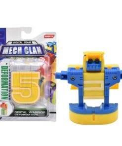 Número 5 robot transformable 6x3.cm