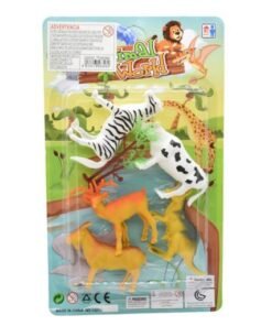 Set de animales en blíster 30x19cm