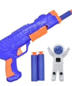 Set de pistola con lanzadores y astronauta 28x15cm