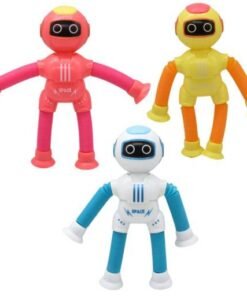 Robot astronauta extensible con ventosas 15cm