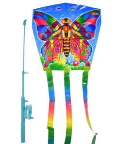 Cometa con caña para hilo 33x30cm.