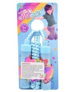 Cuerda de saltar infantil celeste 2mts.