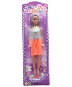 Muñeca con vestido 25cm.
