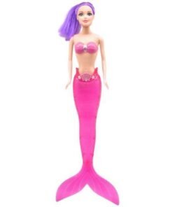 Muñeca sirena con luz 32cm. Violeta