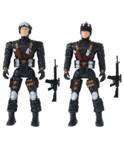 Muñeco articulado soldado con arma 36 cm