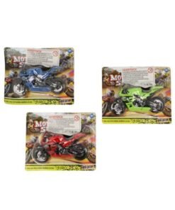 Moto en blister 11 x 6 x 3,5 cm
