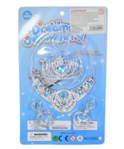 Set de accesorios de princesa 4pcs. Celeste