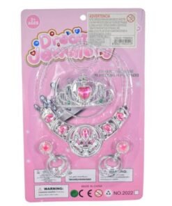 Set de accesorios de princesa 4pcs. Rosado
