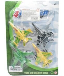 Set De Aviones De Juguete X 4 En Blíster 31x21cm