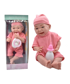 Bebé Realista Con Mamadera 38x15.8cm