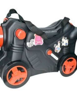 Moto valija infantil 48x35x23cm. Negra
