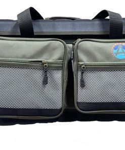 Bolso De Pesca Con Piso Y Tapa Rígida 60x30x35cm