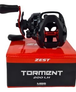 Alternative view of Reel Rotativo Zest Torment 200 Manija Izquierda Color Negro/rojo Lado De La Manija Izquierdo