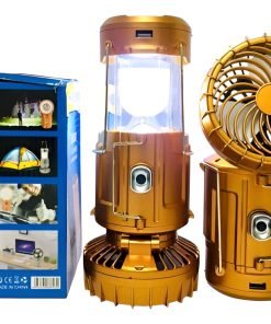 Farol Mod: Gsh-9299 Con Ventilador Panel Solar Y Entrada Usb
