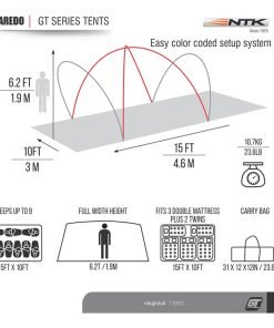 Alternative view of Carpa Ntk Laredo Gt 8/9 Personas 4.60*3.10*1.90 Altura